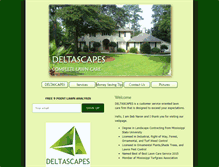 Tablet Screenshot of deltascapes.com
